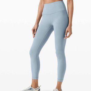 Lululemon Wunder Train High Rise Tight/Leggings 25" - Size 8, Chambray